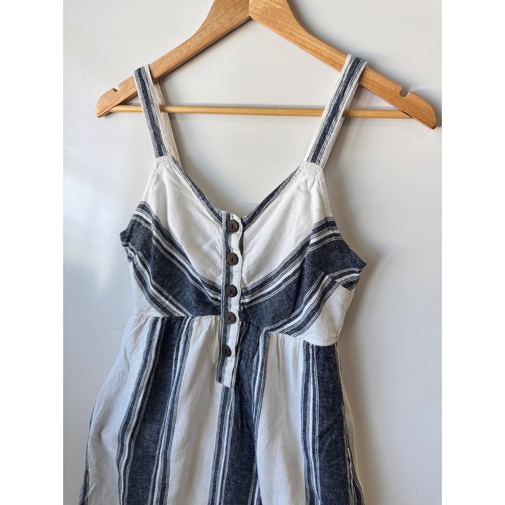 Universal‎ Thread Striped Button Front Dress Sleeveless Casual XS - Picture 4 of 6